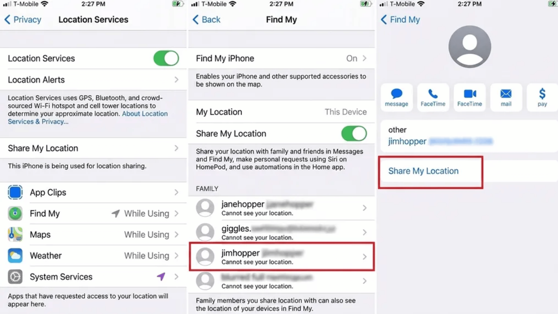 i-phone-location-services-and-find-my-settings-showing-share-my-location-for-parental-controls
